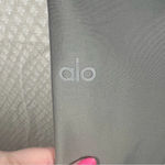 Alo Yoga  Grey High Rise Zipper Front‎ Leggings Photo 4