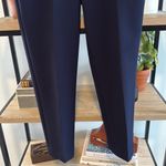 Talbots  Mid-Rise Hampshire Ankle Navy Woven Career Dress Pant Trouser, 8P Photo 2