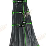 VTG 90 Y2K Prom Dress Black Whimsigoth Glam Vamp Satiny Slinky Sexy Maxi Gown 12 Photo 4