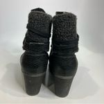 S. Oliver vegan leather heeled boots black trendy casual women’s size 41 Photo 3