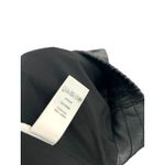 Loft  Ann Taylor S Faux Leather Mini Skirt Black Short Elastic Waist Minimalist Photo 5