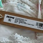 SKIMS Skim Fits Everybody Lace Scoop Bralette Marble Candy Heart Print Size Medium Photo 7