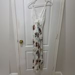 Haute Monde  White and Red Sleeveless Maxi Sundress Photo 2