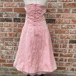Nell Couture corset silk/polyester pink cocktail dress / 4 / Excellent condition Photo 7