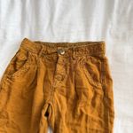 Free People Ochre Linen Pants Brown Women’s Size 0 Ankle Photo 1