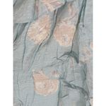 Milkweed Floral Tiered Ruffle Mini Dress Mint Blue Medium NWT Cottage Prairie Photo 4