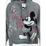 Disneyland Mickey Mouse Graphic Hoodie Gray Pullover Sweatshirt Women's XL Photo 1
