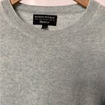 Banana Republic Filpucci Wool Cashmere Bow Cuff Crewneck Sweater Blue Size Small Photo 1