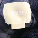 Anthropologie Maeve  Small Black Metallic Camo Jacquard Pencil Mix Media Skirt Photo 2