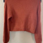 Francesca's Francesca’s Larissa Camel Turtleneck Crop Sweater Photo 1