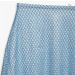 For Love & Lemons NWT Glitter Grid Minitter Grid Mini Skirt Blue Size Large Photo 5