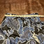 Parker Drew Skirt Womens 4 Blue Floral Midi Summer Beach Cotton Vacation Photo 11