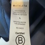 Athleta Zephyr Print Blurred Camo Navy and Black Tank Top Size Large Photo 4