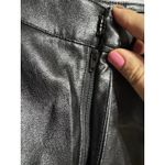 NEW FATE Biker Black FAUX LEATHER Shorts Size MEDIUM Photo 3