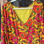 Spirit Groovy dress  Halloween plus size 70’s Hippie Costume | Outfit Time Period Photo 6