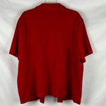 Los Angeles Women Red Short Sleeve Open Front Cardigan Size XL Photo 2