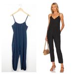 Hatch Blue Oversized Tapered Sleeveless Jumpsuit Small Maternity Lightweight Photo 1