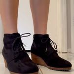 Dr. Scholls Black Wedged Booties Photo 0