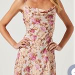 midi floral sun dress with slit Multi Photo 7