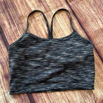 Women’s Offline by Aerie The Hugger Bra Medium Heathered Black and Grey Gray Photo 0