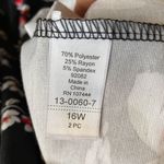 Jessica London 2 piece bell sleeve floral ponte jacket dress size 16W Photo 5