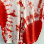 Young Fabulous and Broke Red and White Tie-Dye Blouse Photo 2