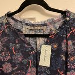 Jason Maxwell  Women's Blouse Top Floral
3/4 Sleeve Cotton Blend Size L Photo 2