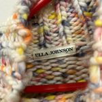 Ulla Johnson  Oversized Wool Beige Confetti Mockneck Sweater Size Small Photo 2