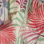 Ramy Brook  Women’s Size L White Floral Print Jules Ruffle Front Halter Top Photo 4