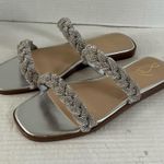 Sam Edelman Inette Metalllic Silver Slide Sandal Size 8M 💛 Photo 3