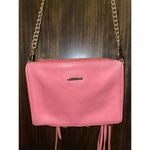Rebecca Minkoff Moto Mini 3 Zippers Crossbody Bag Coral Pink Photo 2