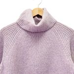 Madewell Mercer Turtleneck Sweater Coziest Yarn in Heather Wisteria Size Small Photo 6