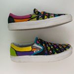 Vans Women's Colorful Geometric Slip-On Sneakers Photo 2