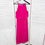 Sam Edelman Pleated Skirt Fit Flare Sleeveless Midi Dress Sundress Pink Small Photo 8