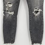 Mother Denim Swooner Ankle Chew Jeans Scene of the Crime Grey High Rise Size 28 Gray Photo 4