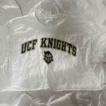 UCF Knights White Cropped Tee Size L Photo 0