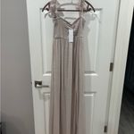 Aakaa Vici‎ ( )  Beige Maxi Dress size Small NWT Photo 5