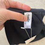 ANDIE NWT  Swim Black Bandeau Bikini Scala Top Strapless XL V Notch Neutral Photo 5