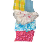 Vintage Scarf Lot of 5 | Floral, Abstract, Plaid & Sheer Styles | Mixed Fabrics Photo 1