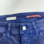 Anthropologie Anthro Pilcro & The Letterpress Slim Boyfriend Crop Blue Corduroy Pants 25 Photo 5