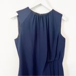 Antonio Melani  Navy Asymmetrical Dress Sleeveless Cocktail Size 4 Photo 1