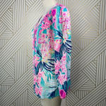Lilly Pulitzer  Elsa Blouse Via Flora Print‎ Photo 6