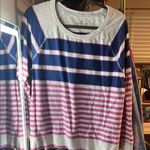 Southern Tide Striped Pink and Blue Long Sleeve Shirt Photo 0