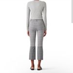 Derek Lam  10 Crosby Plaid Trouser Pants Crop Ankle Two Tone Button Hem Sz 8 Photo 3