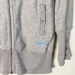 Burton Minx DryRide Full Zip Longline Jacket Sweater Fleece Heather Grey Large Photo 2