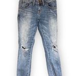 One Teaspoon Freebirds II Low Waist Skinny Light Wash Step Hem Jeans Size 26 Photo 2