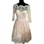Chi Chi London  Gilded Grace Lace Dress NWT Photo 6