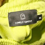Lonely Ghost  Size Medium Green Embroidered Pull on Athletic Shorts Photo 2