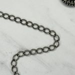 Western Faux Turquoise Coral Concho Chain Belt ✨ Silver Photo 11