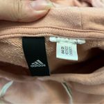 Adidas woman Three Stripe Life drawstring Hoodie Sweatshirt Oversized Photo 7